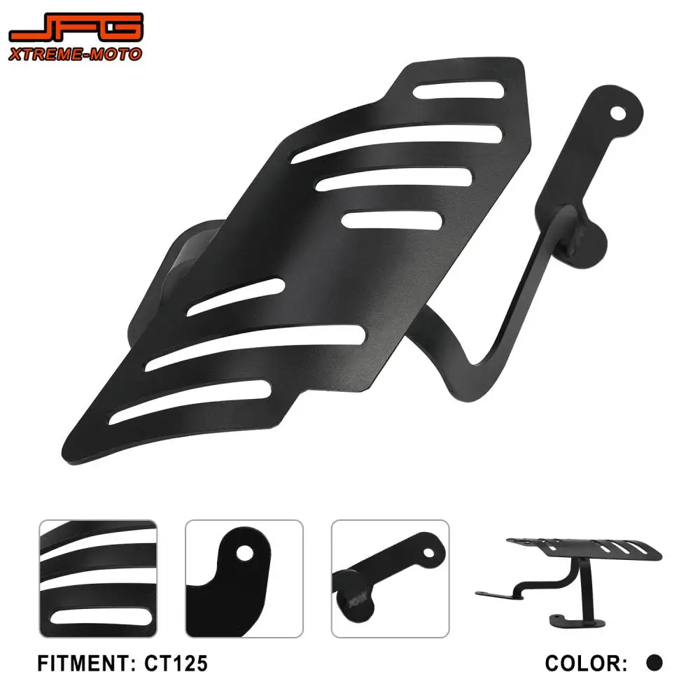 

Защита выхлопной трубы мотоцикла, аксессуары, теплозащитный экран, защита от столкновений, железные детали для HONDA CT125, грязевой пит-байк, мотокросс