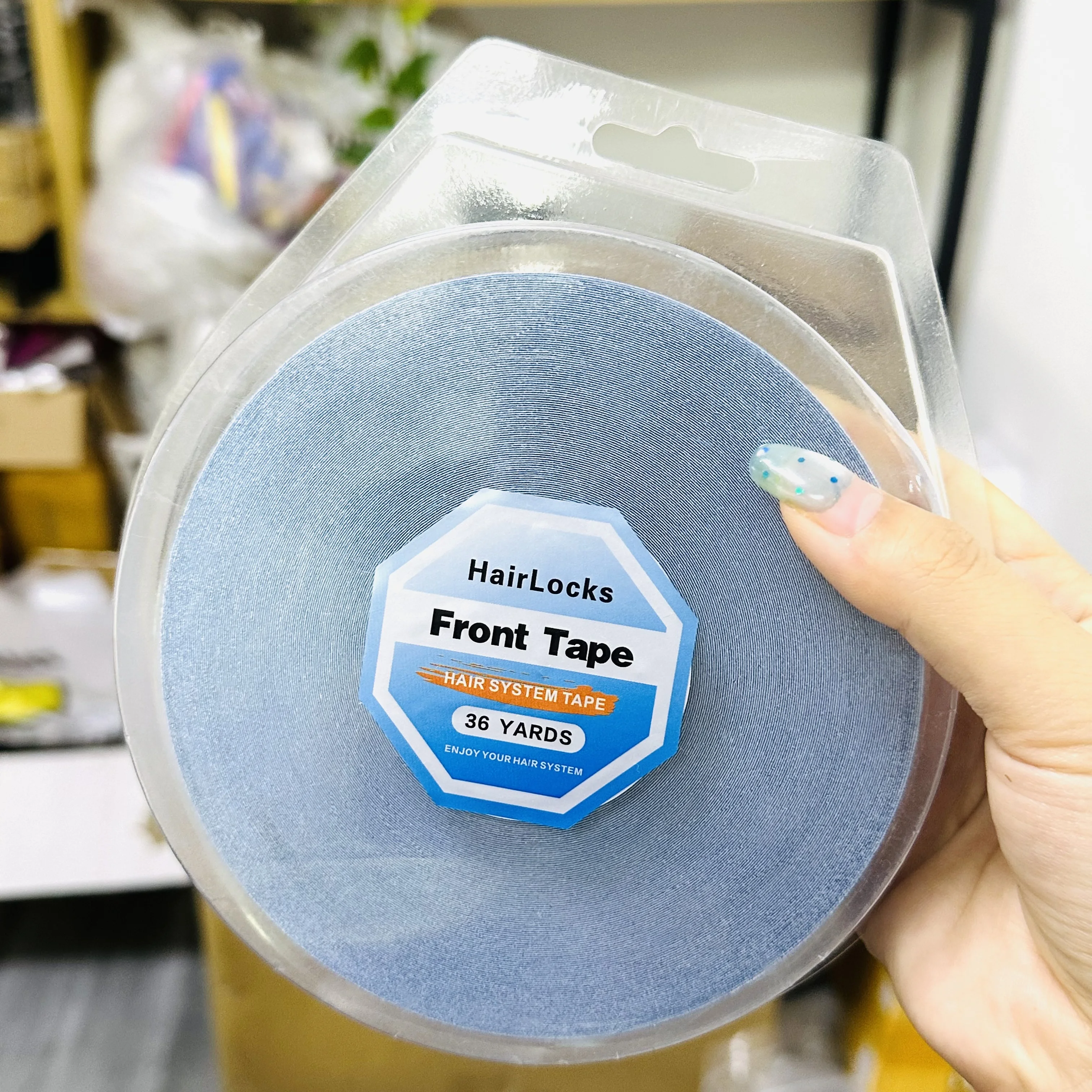 

Professional 36 Yards Hair Extension Tape Roll Double Sided Waterproof Adhesive For Lace Wigs Toupee Hairpiece Wig Tools