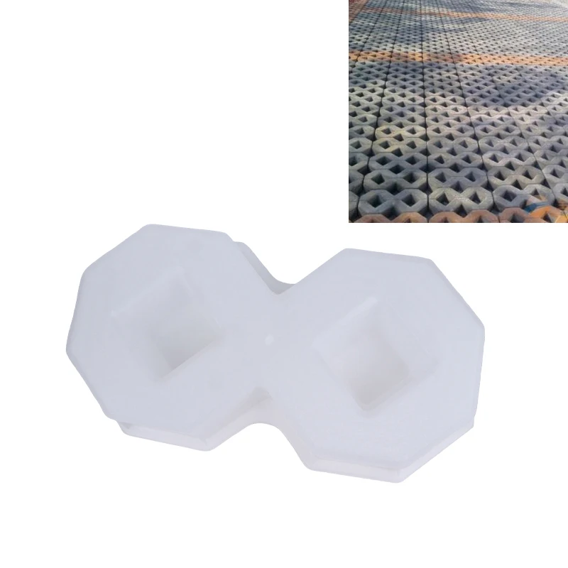 Home Garden Courtyard DIY Path Maker Plastic Brick Mold Paving Mould Carving Stone Path Paving Road Walk Maker Mold