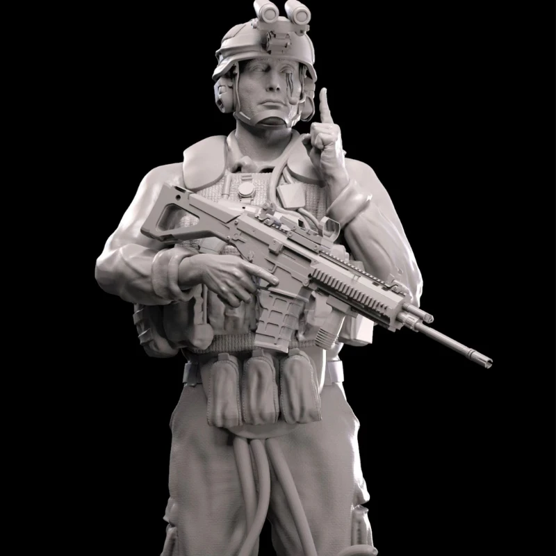 

1/24 Scale Resin Figure Armed Special Forces Unassembled and Unpainted Model Kit Toys