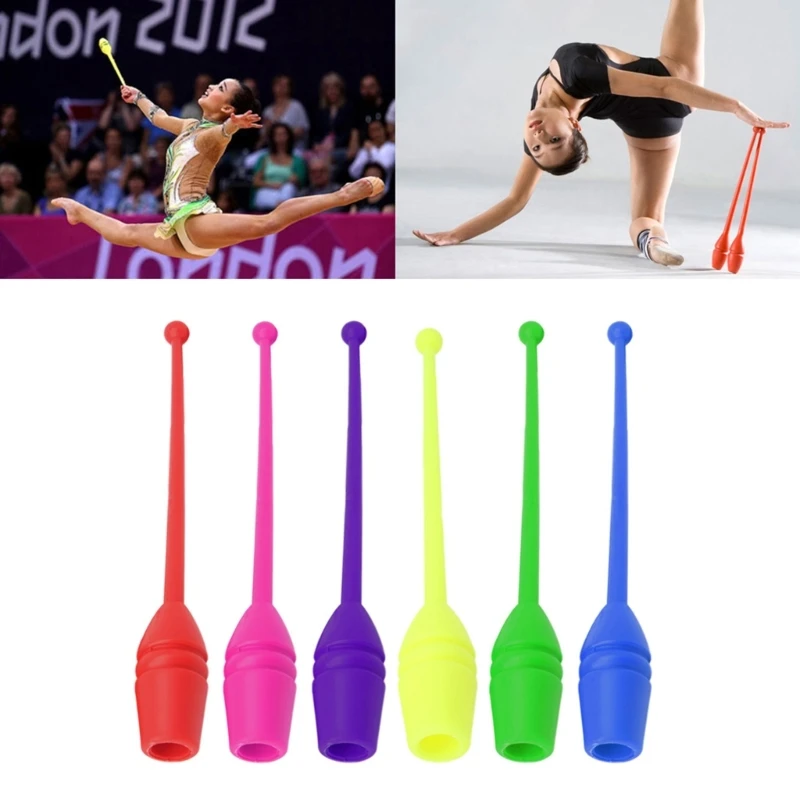 Barra de gimnasia rítmica Multicolor para niños y adultos, barra de competición de ritmo, barra de gimnasia, accesorios de para