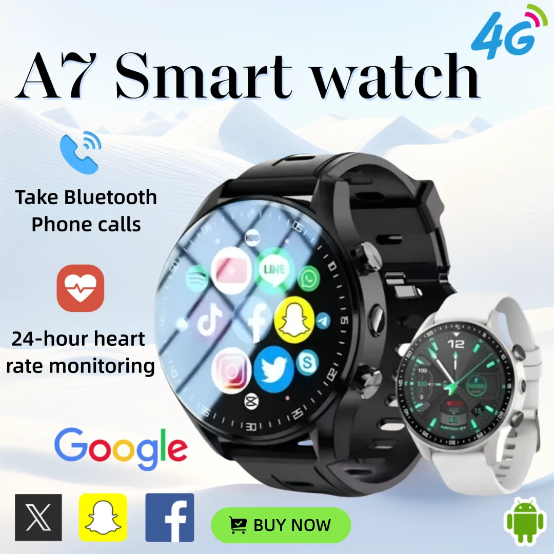 

Полная сеть 4G, система Android, две камеры, умные часы для видеозвонков, SIM-карта, с Wi-Fi, GPS, водонепроницаемость, магазин Google Play