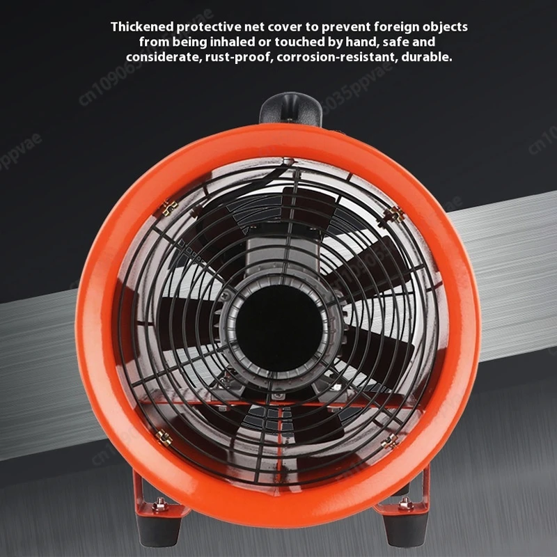1500 واط عالية الطاقة المحمولة مروحة التدفق المحوري الصناعية المنزلية مروحة العادم التهوية النار دخان معدات العادم مروحة