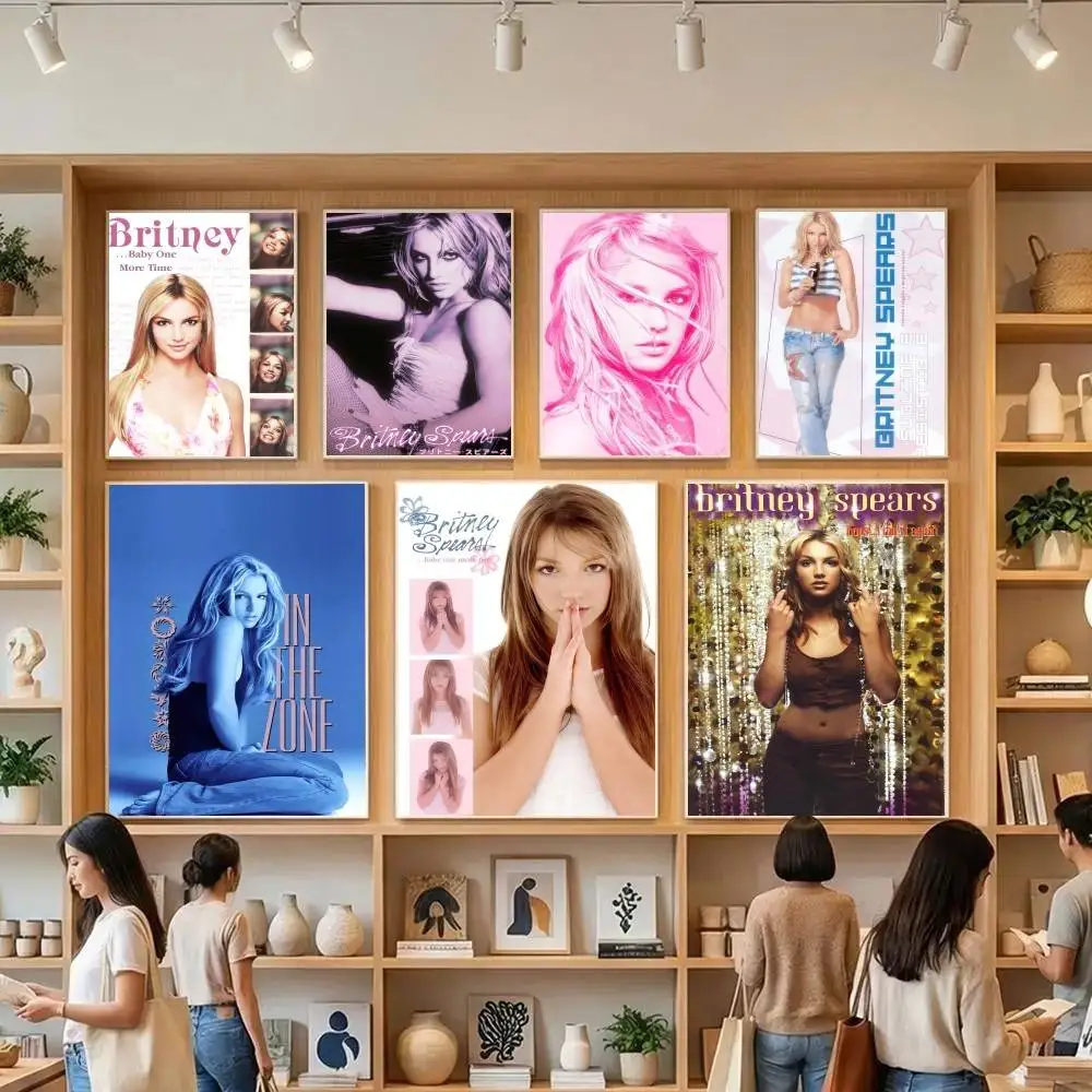 Singer B-Britney spears  Good Quality Prints and Posters Vintage Room Bar Cafe Decor Home Decor