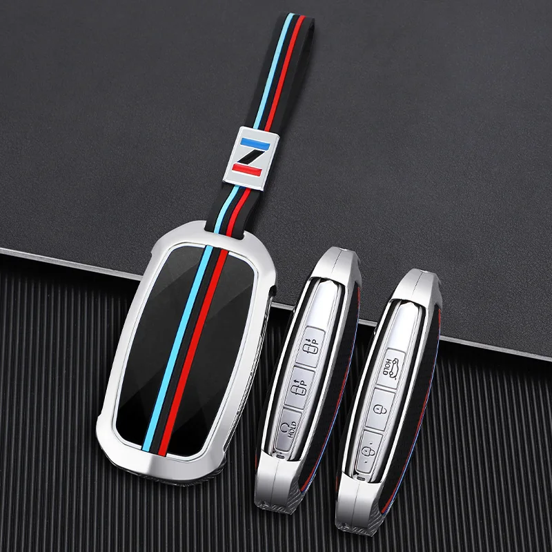 

Zinc Alloy Car Remote Key Case Cover Protect Shell Fob For Hyundai Genesis G80 2023 2024 2025 G70 G90 G90RS4 GV60 GV80 Series
