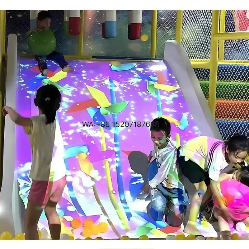 Wmwmnu Interactive Slide Projection Lamp for Children Naughty Castle Custom Projector Games Slides Indoor Playground