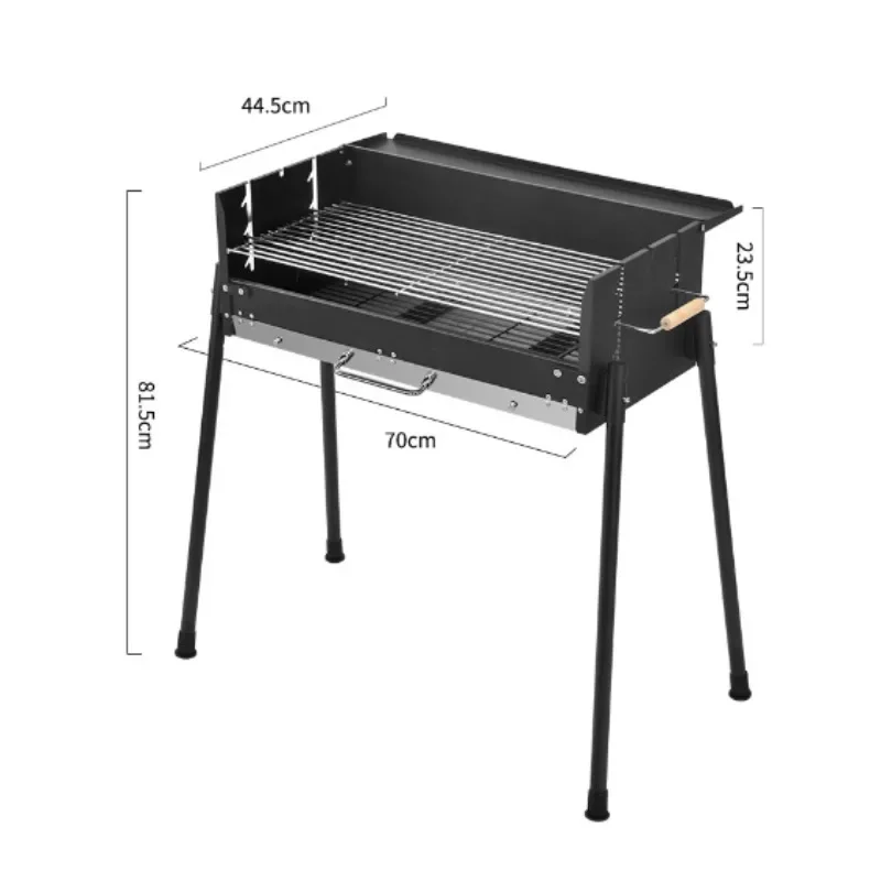 Horno de Barbacoa Duradero, Parrilla Doméstica para Exteriores, Barbacoa de Carbón sin Humo para Patio, Horno de Barbacoa Portátil, Herramientas y Suministros