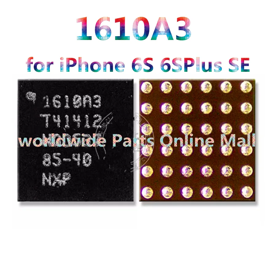 

5 шт.-100 шт. 1610A3 U2 зарядная плата iC для iPhone 6 6S & 6S Plus SE зарядное устройство ic чип 36Pin на плате шар 1610 U4500 части