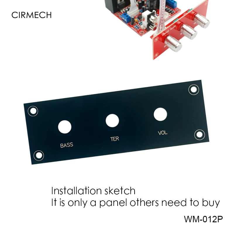 CIRMECH TDA2030A or LM1875 2.1 amplifier panel it is only panel no others please attention