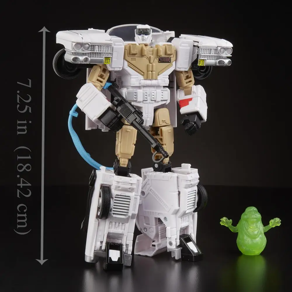 Transformers colaborativo Ghostbusters X Transformers Ectotron figura coleccionable juguete regalo de vacaciones