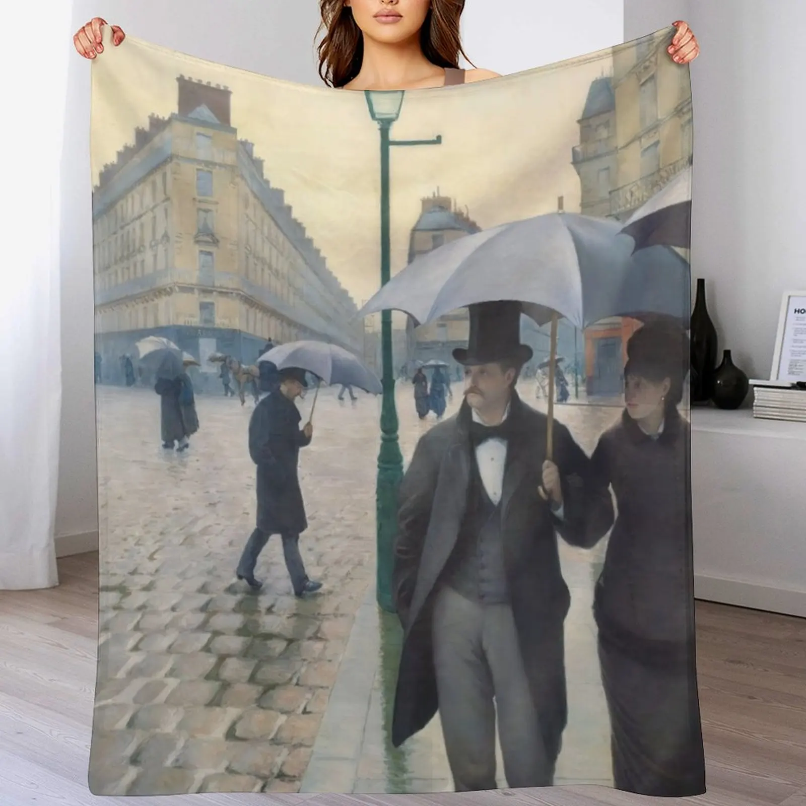 gustave caillebotte paintings, gustave art, artwork, oeuvres, tableau, portrait Throw Blanket