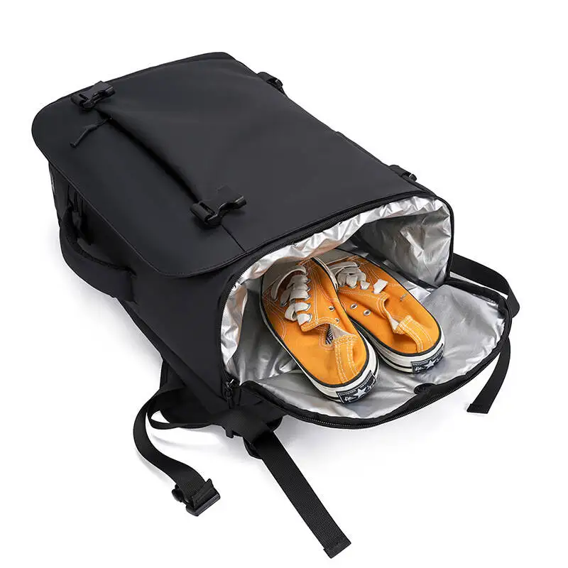 Large Capacity Men Travel Backpack Briefcase Business With Shoe Compartment Backpacks For 14in With USB Socket Laptop Backpack