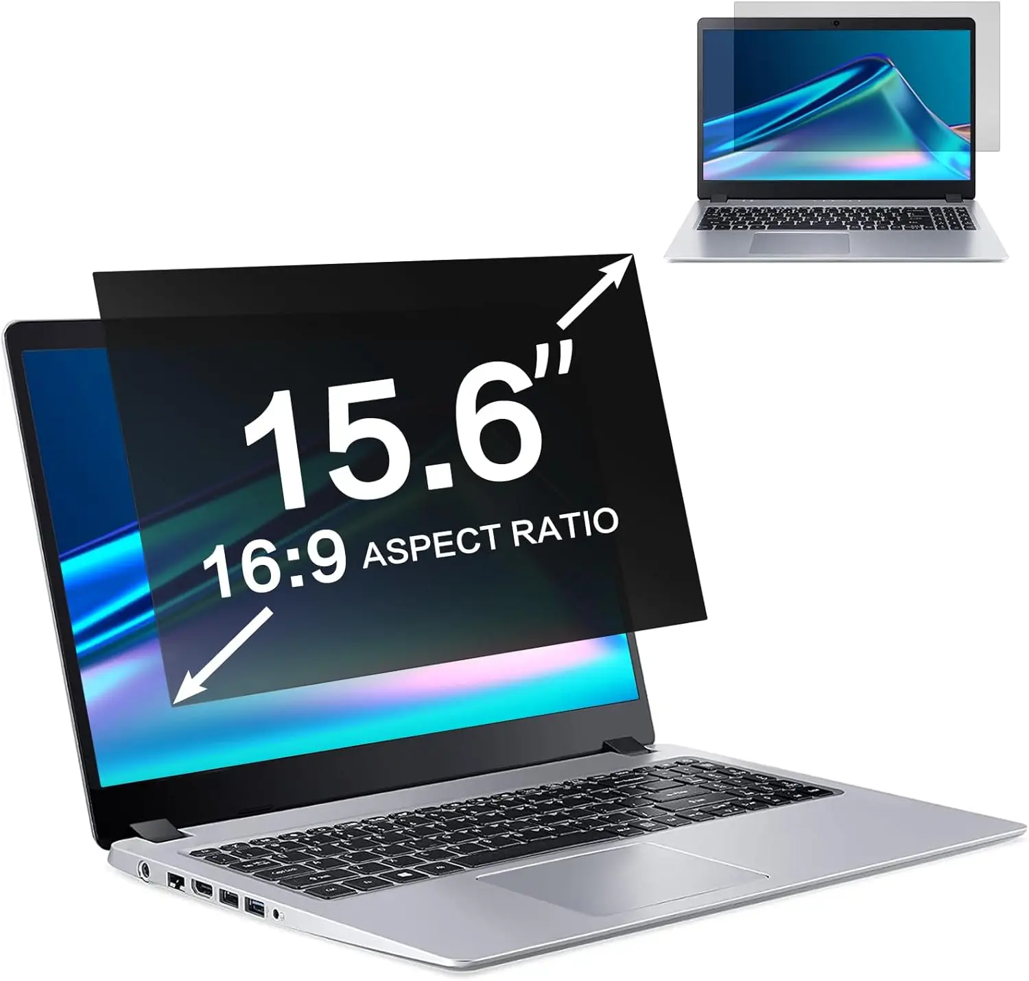 2X Anti-peeping Anti-Glare Blue Light Screen Guard Protector For Dell HP Acer Samsung Lenovo ASUS Toshiba 13 Inch 14 15.6 16