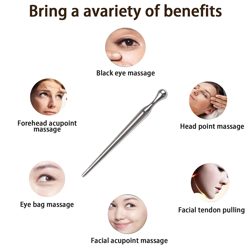 

Metal Manual Acupuncture Pen Trigger Point Massager Deep Tissue Body Pain Relief Therapy Tool