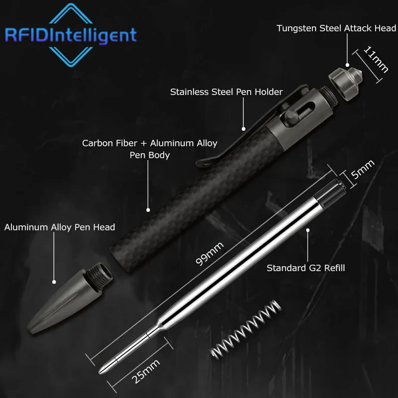 Multi-Funcional Tactical Pen, Self Defense Ballpoint, Emergência Windows Breaker, Proteção de Segurança, Sobrevivência Suprimentos