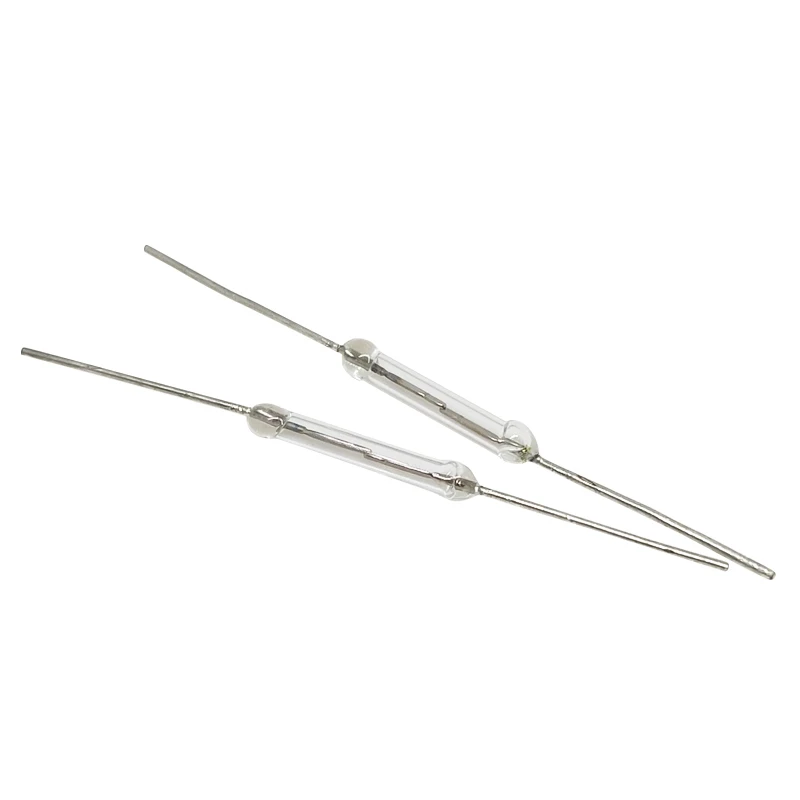 【10PCS】normally open MKA-14103 Tone Leads Glass N/O SPST Reed Switch 10-15AT 2 x 14mm A