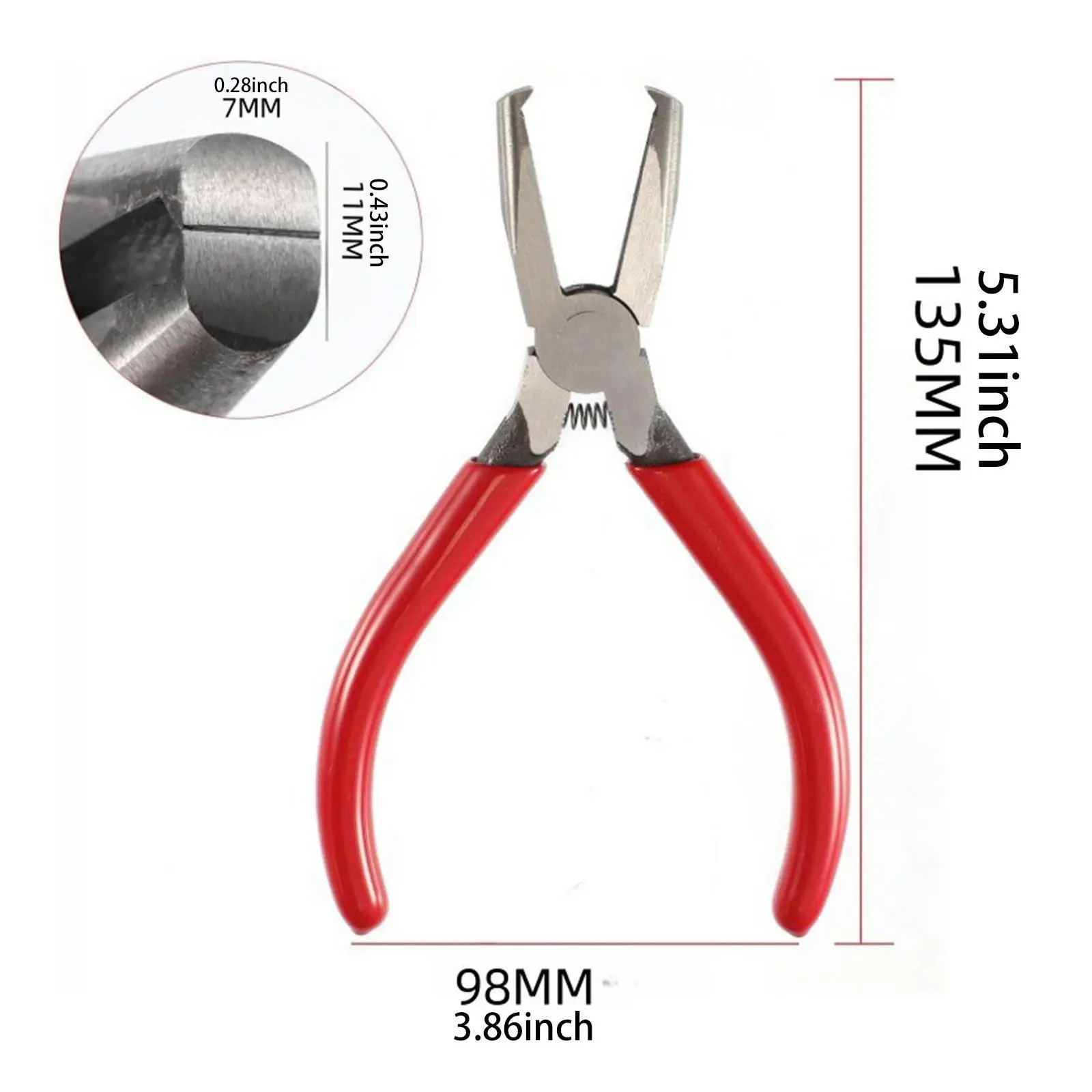 

Guitar Fret Wire Puller Metal Non Slip Ergonomic Tool for Rectifying Frets Electric Guitar Parts