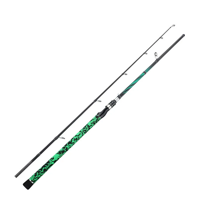 

Super hard tuning black luya rod heavy lightning rod anchor rod long throw water drop wheel set 2.4 meters