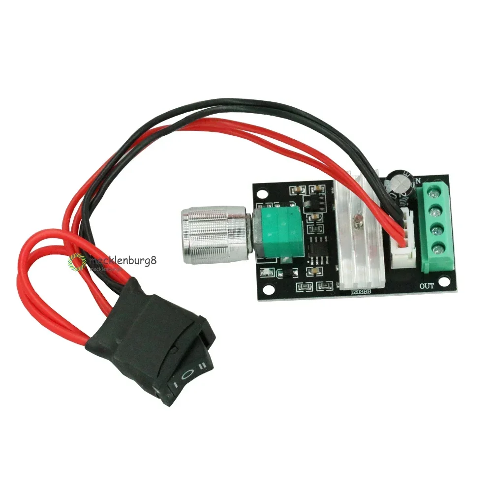 

6V 12V 24V 28V 3A 80W DC Motor Speed Controller PWM Speed Adjustable Reversible Switch DC Driver Reversing For arduino NEW