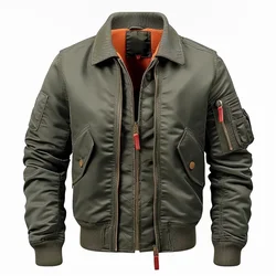 Bomber ad aria leggera da uomo Vintage Casual Flight Jacket