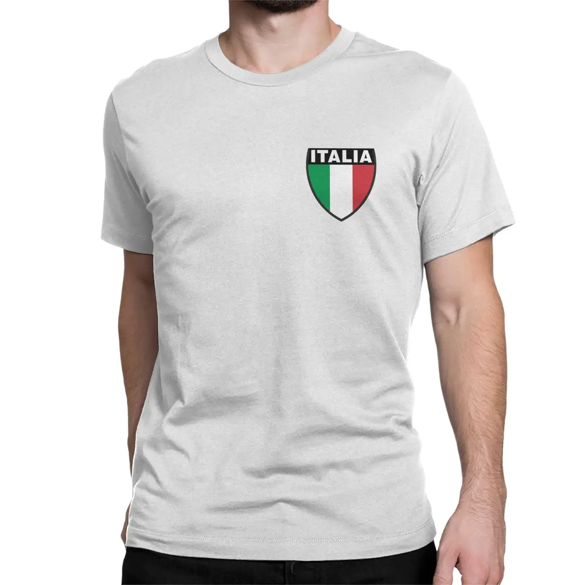 Italia Italy Italian Flag T-Shirts Men Women Leisure Pure Cotton Tees O Neck Short Sleeve T Shirt Summer Clothing