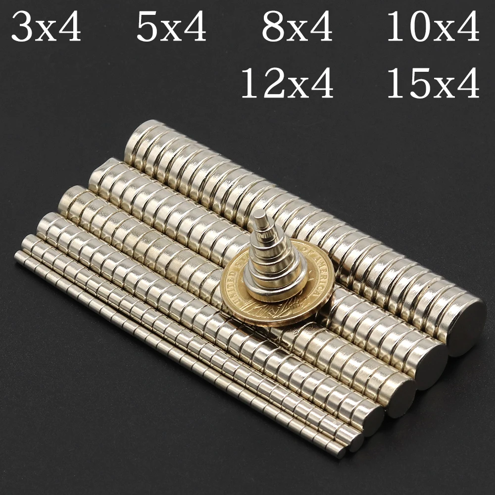Super Powerful Round Neodymium Magnets NdFeB Permanent Strong Magnetic imanes Multi‑Use Refrigerator Magnets for