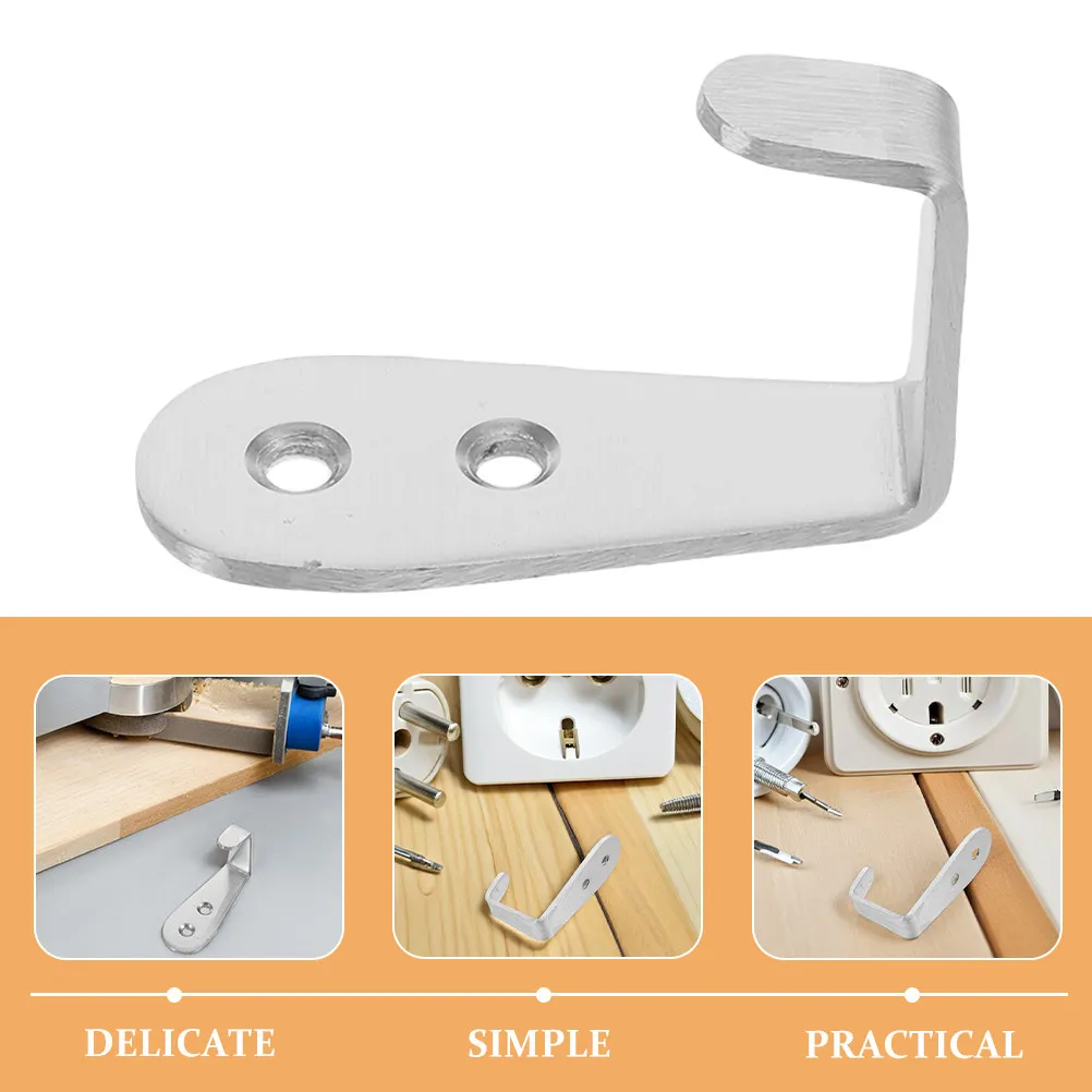 2Pcs Ladder Hooks Stainless Steel Heavy Duty Bunk Bed Accessories Loft Bed Brackets Camper Ladder Replacement Parts