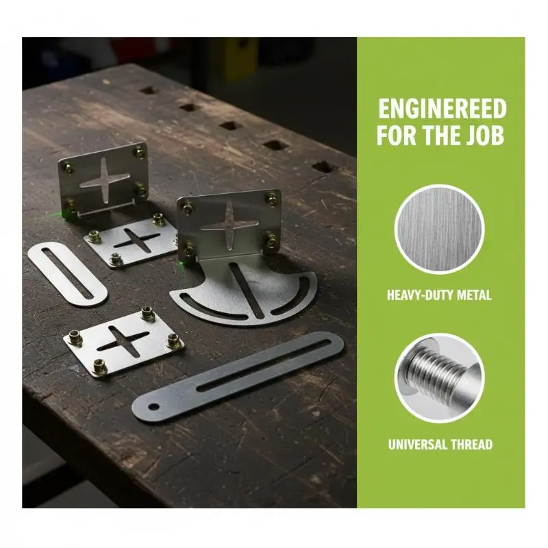 1Pcs Stainless Steel Level Bracket L Bracket Adjustable Mount Support Portable Level Wall Level Tools Bracket
