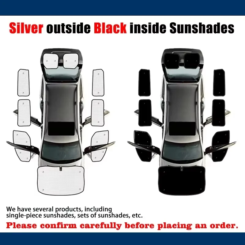 Car Sunshades For Ford Transit Custom L2H2 L1H1 Camper Accessories 2012~2021 Visor Sunscreen Anti-UV Sun Blinds Interior Parts