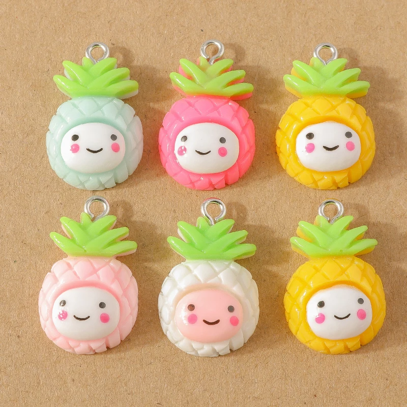 15 teile/los Mix Nette Harz Blume Charms für Die Herstellung Von Ohrringen Halskette Anhänger DIY Handgemachte kinder Schmuck Zubehör Erkenntnisse – Detail 21