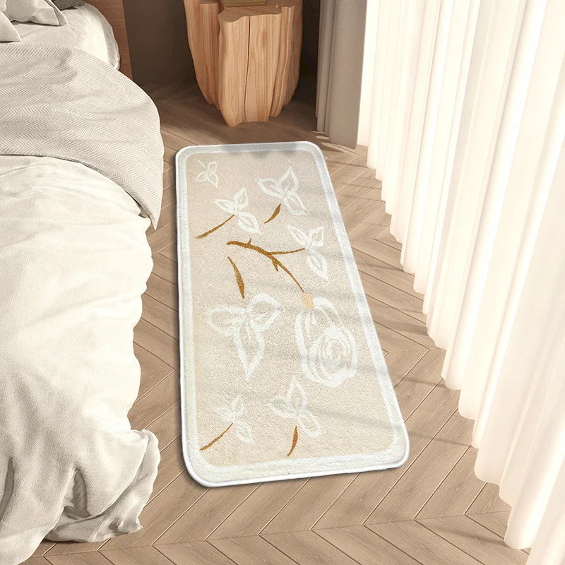 VIKAMA Minimalist Pattern Carpet, Soft And Fluffy Carpet, Anti Slip And Absorbent Floor Mat,Living Room And Home Decoration
