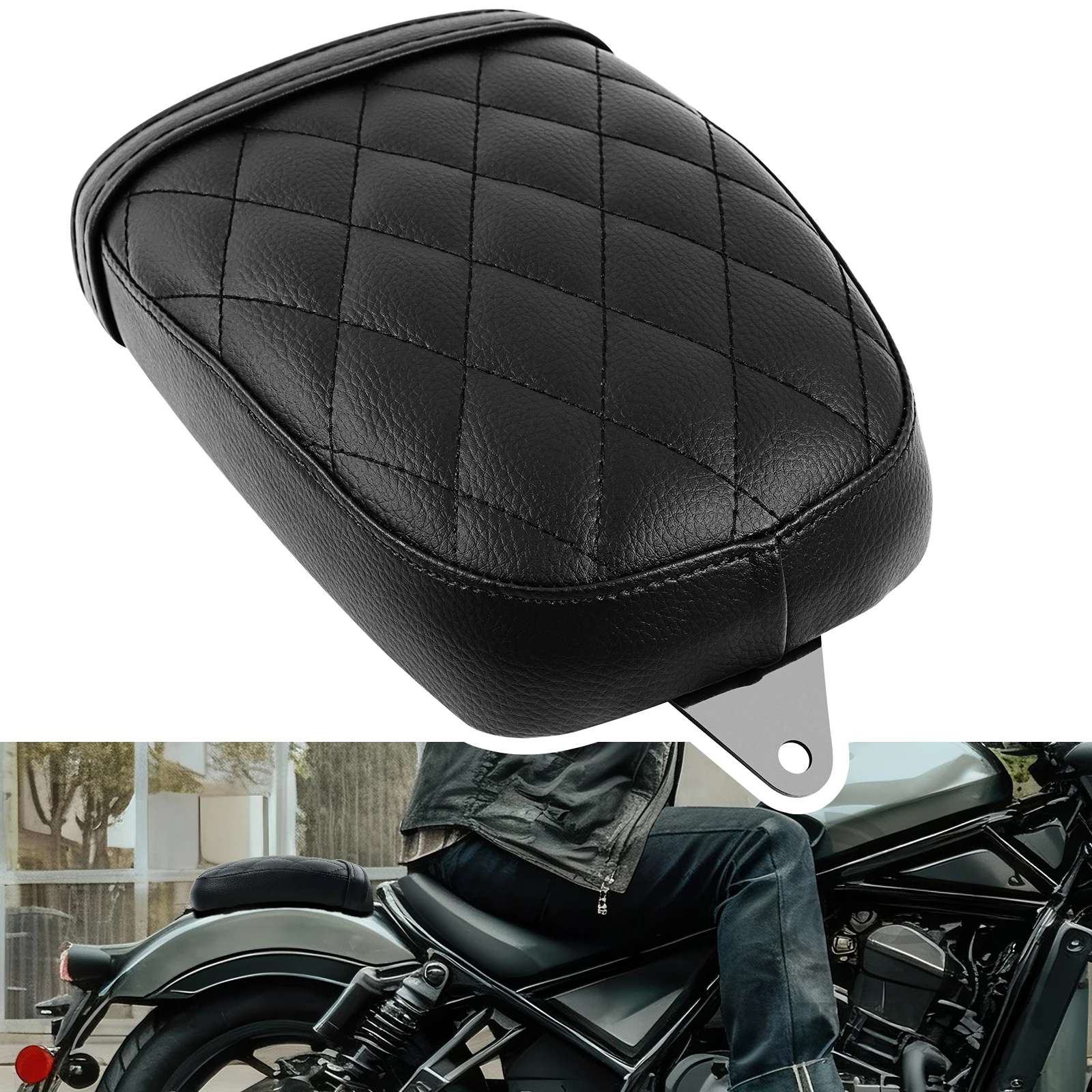 

Front Driver Solo Seat Cushion For Honda Rebel 1100 CMX1100 2021-2025 Rear Passenger Pillion Cushion Pad