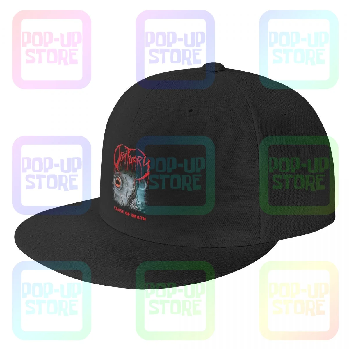 Hat Obituary Cause Of Death Florida Death Metal Size Gre P-296 Snapback Cap Outdoor Baseball Caps