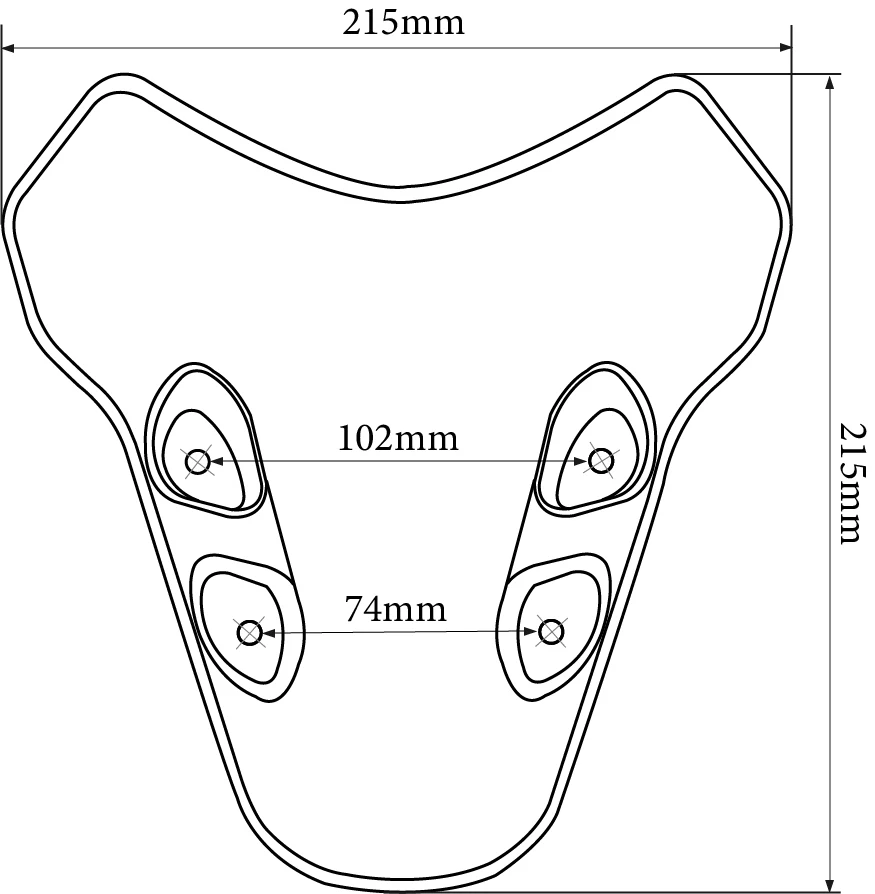 Motorcycle WindScreen Screen Protector Wind Shield For YAMAHA MT07 MT-07 MT 07 2021 2022 2023 Double Bubble Windshield Deflector