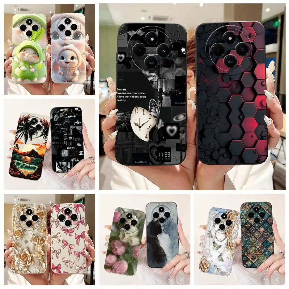Für Xiaomi Redmi 14C Fall PocoC75 Cooles Design Mode Muster Abdeckung Weiche Silikon Fall Für Xiaomi Poco C75 Redmi 14C Fundas taschen