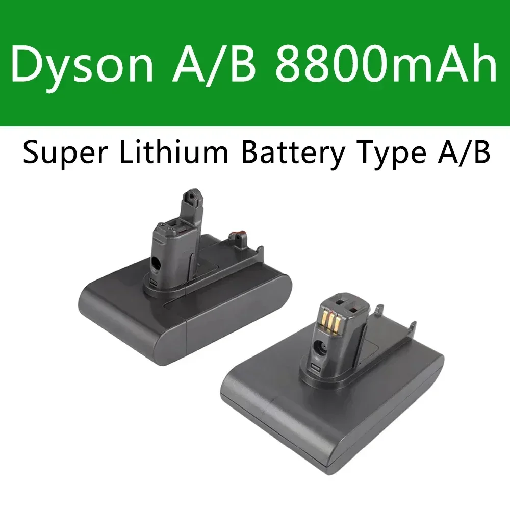 Dyson 22.2V 8800mAh Fit TypeA ou B Li-ion batterie pour aspirateur Dyson DC35 DC45 DC31 DC34 DC44 DC31 Animal DC35 Animal