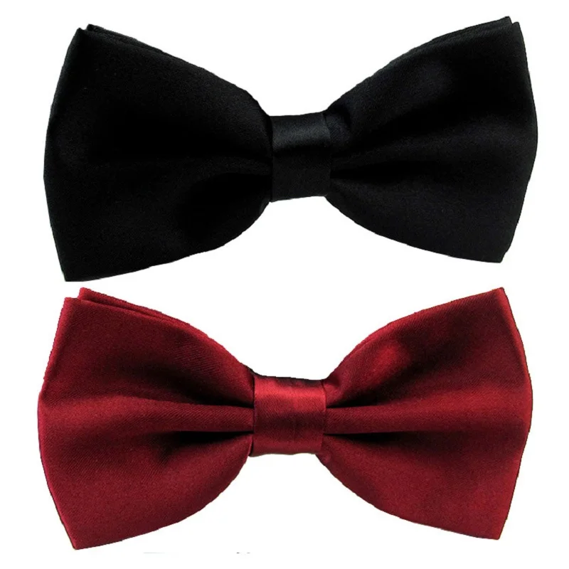 Korean Kids Bowtie For Boys Gril Baby Children Solid Color Bow Tie Reusable Business Fashion Bow Tie Accessories