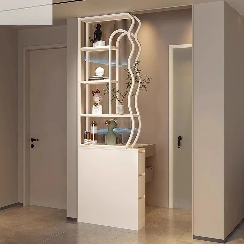 Entry Door, Living Room Partition Cabinet, Blocking Small Apartment Screen Shoe Cabinet, Entrance Cabinet