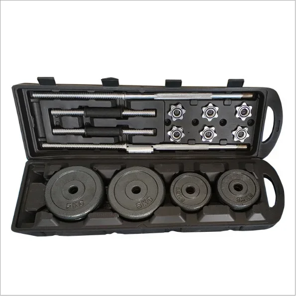 Men's and women's combined household fitness dumbbells and barbells combined weight lifting box paint