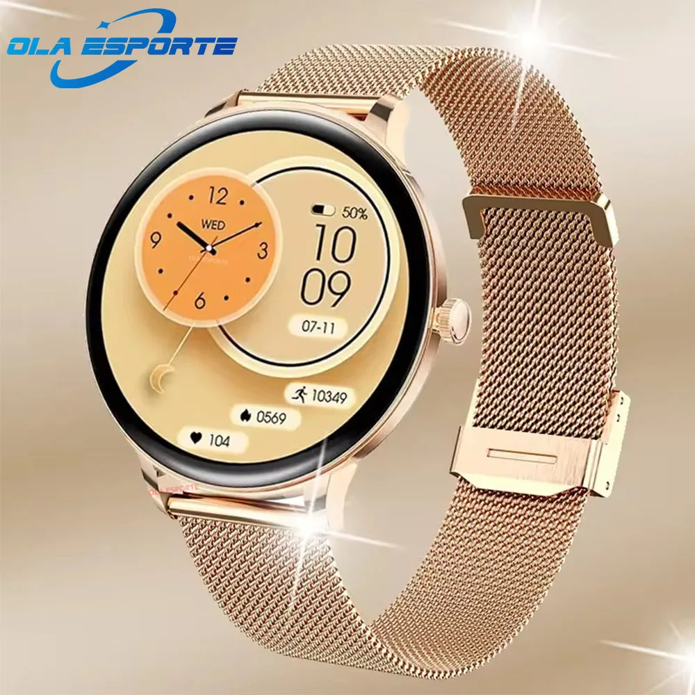 

2026 New Smart Watch Women Men Bluetooth Call Sports Fitness Watches Heart Rate Health Monitor Smartwatch Ladies For Android iOS