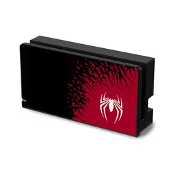 Capa protetora para Nintendo Switch Oled TV Dock Station, Substituição Decorativa Front Plate Case, Faceplate Tema Aranha