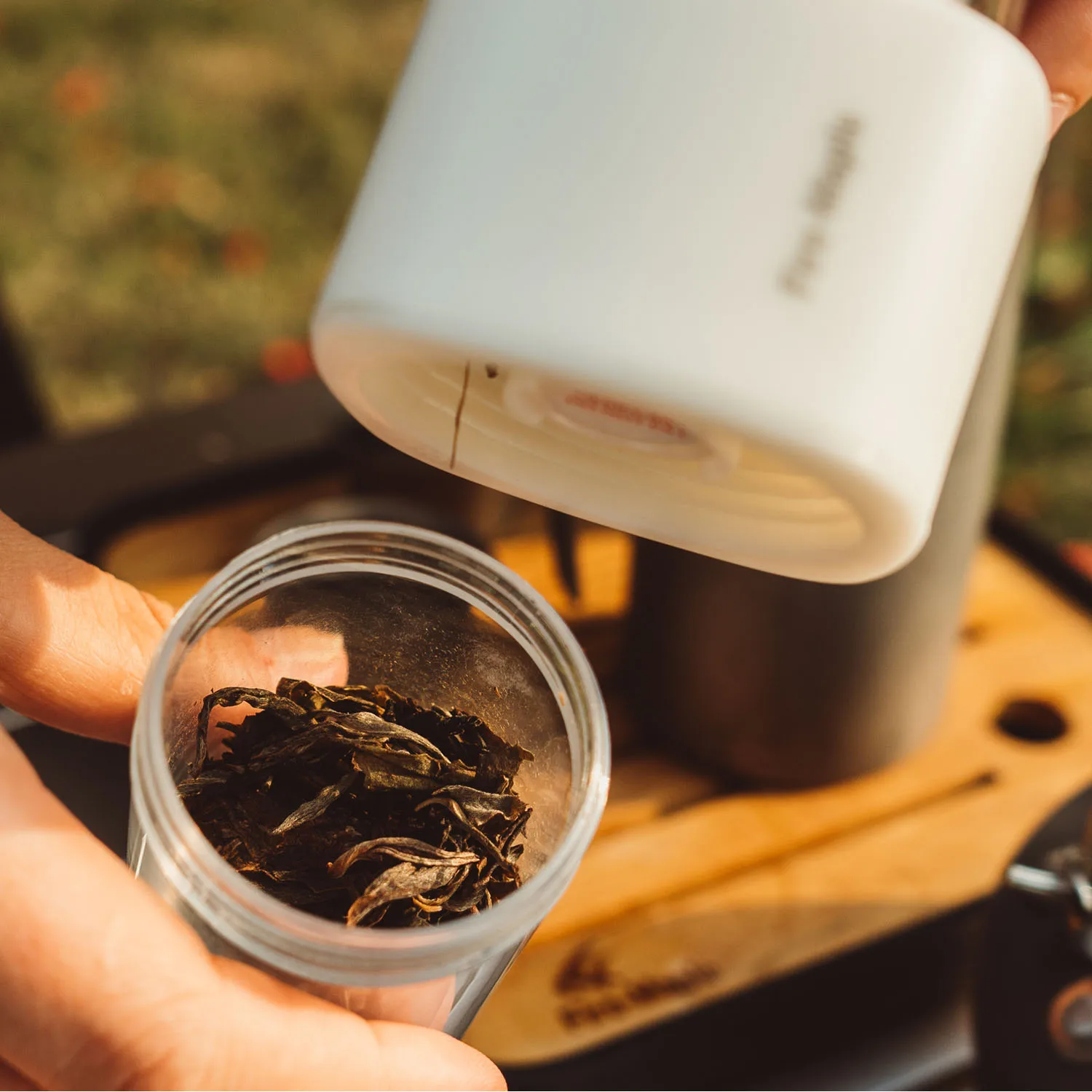 FIREMAPLE Portable Tea Coffee Jar Container Outdoor Kitchen Camping Supplies Fall Resistant Seasoning Can Double End Bottle