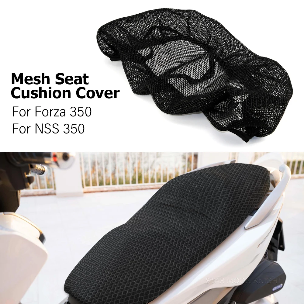 

For Honda Forza NSS 350 For Forza350 NSS350 Accessories Motorcycle Breathable Sun Protection Waterproof Mesh Seat Cushion Cover