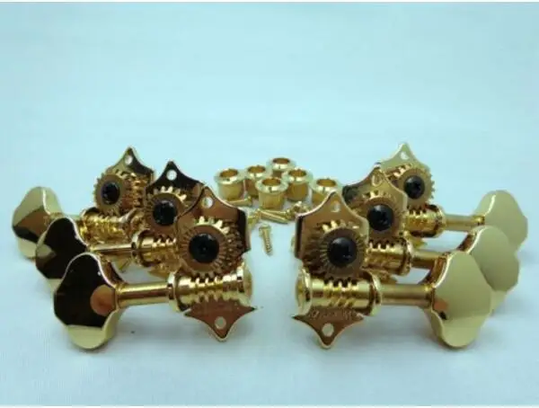 

New Free shipping Wholesale Wilkinson WJ-28N Vintage Open Gear Butterbean Guitar Tuners 19:1 Gear Ratio Gold