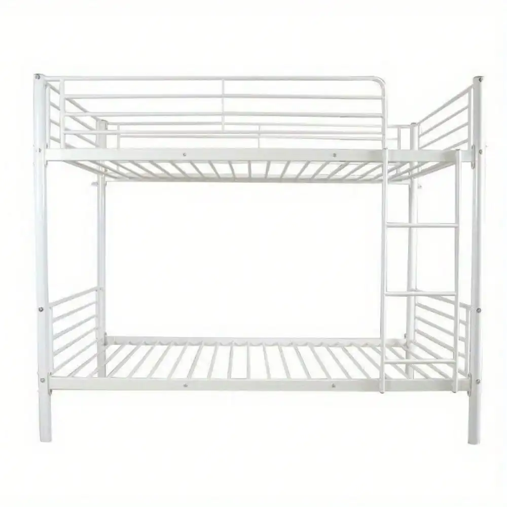

Metal Bunk Beds Frame over Twin Ladder for Bedroom 3 Colors