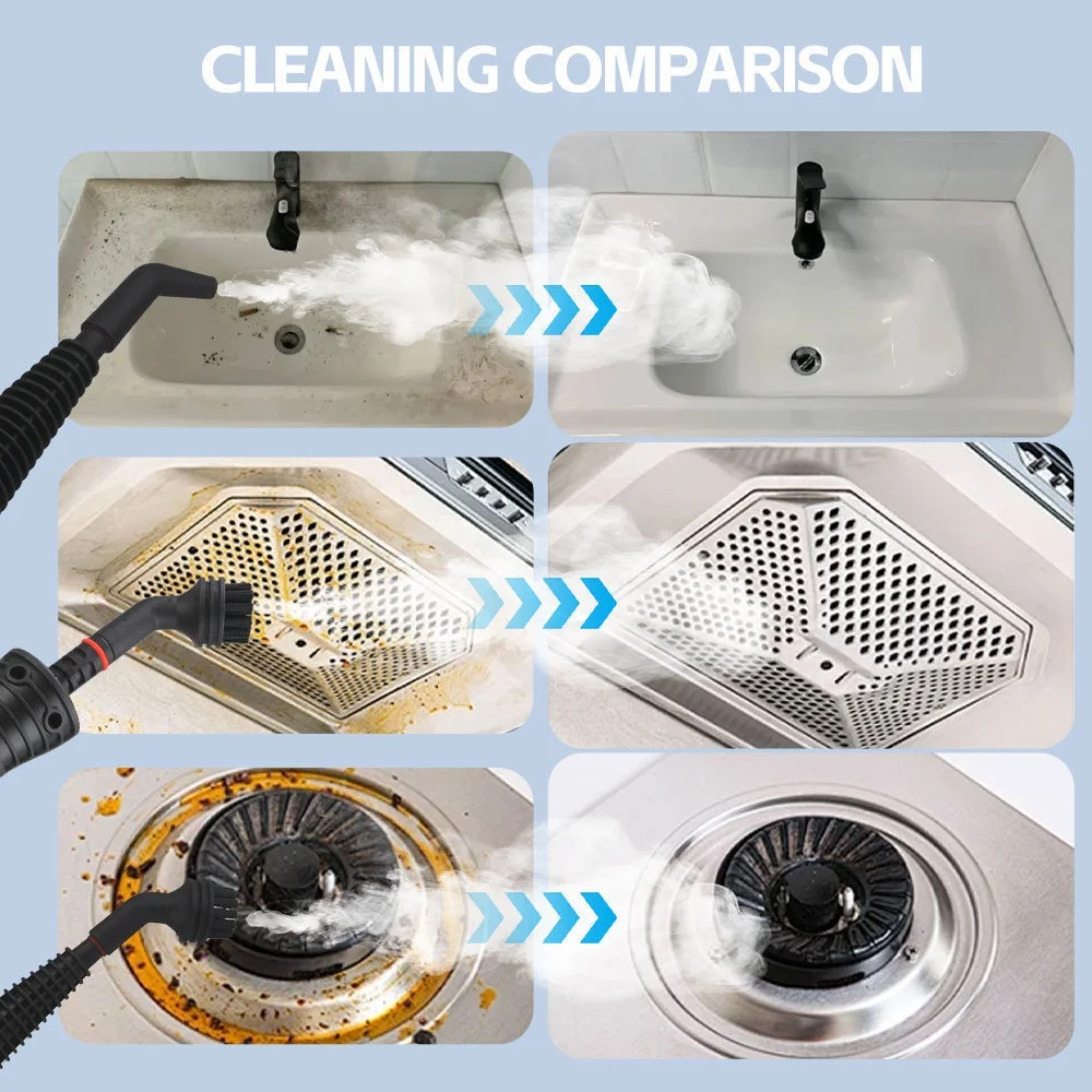 Multifunctional Kitchen Range Hood Grease Remover Cleaning Machine Household Portable Handheld Steam Cleaning Machine Tool