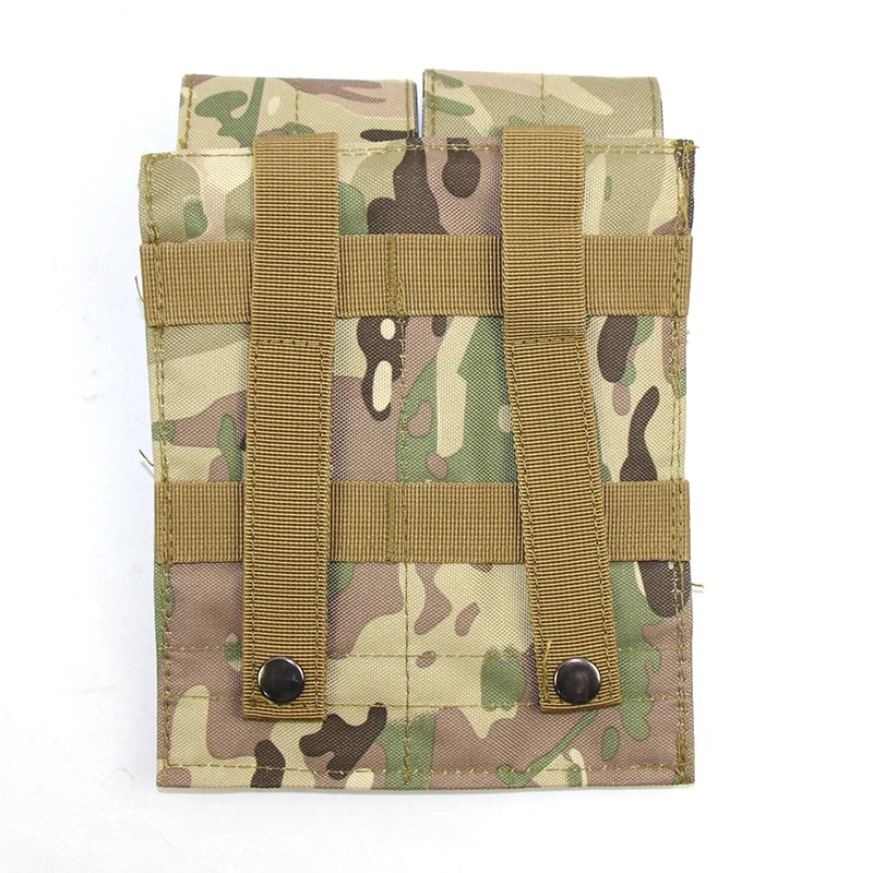 Molle 5.56mm 7.62mm Magazine Pouch Double Triple Bag AK47 74 M4 AR 15 Nylon Mag Bag Hunting Accessories Pack