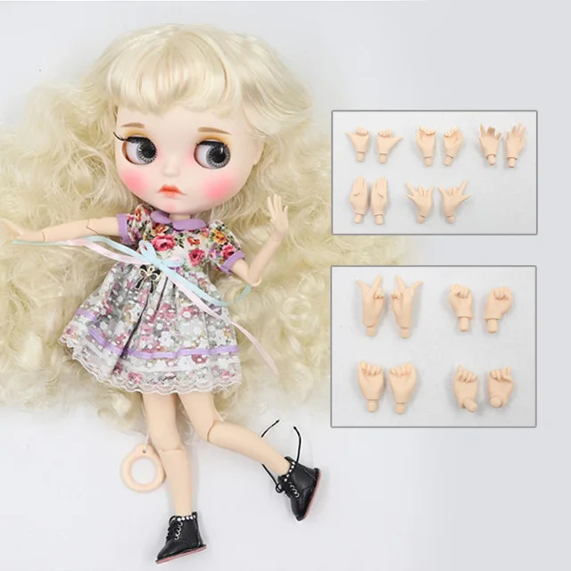 Icy Dbs Blyth Pop 1/6 Speelgoed Bjd Matte Gezicht Aangepaste Gezicht Joint Body Custom Pop 30Cm Meisjes Gift Anime