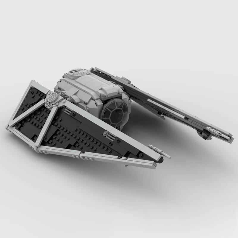 556pcs MOC Twin Wing Striker Star Battle Model Building Blocks Home Decor Desk Display Shelf Accent Displayable Gift For Adults