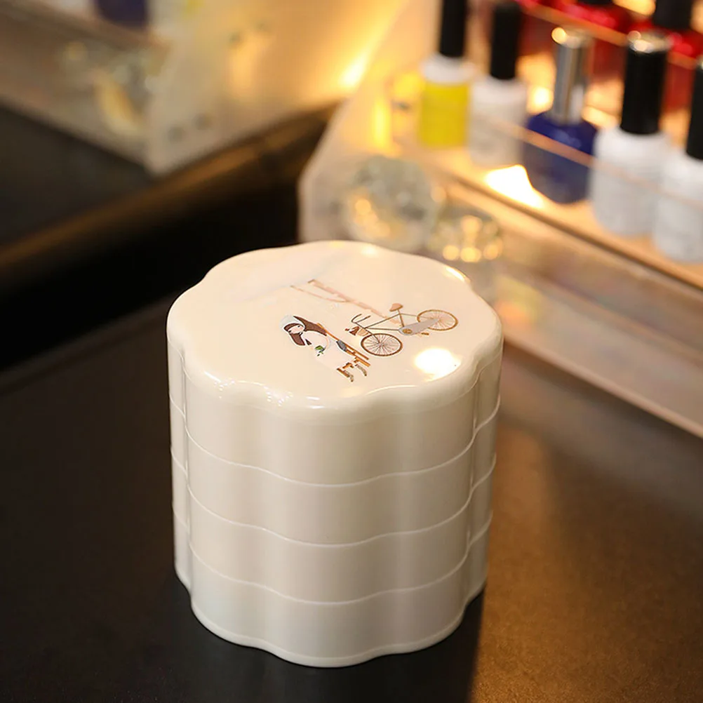 

Multi Layer Rotating Jewelry Box Organizer Earrings Bracelets Necklaces Storage Holder Display Rack Case Container Desktop
